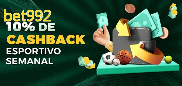 10% de bônus de cashback na bet992